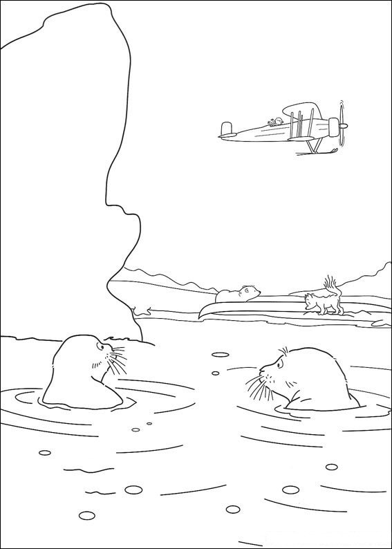 Kids-n-fun.de | Malvorlage Lars der kleine Eisbär Lars der kleine Eisbär